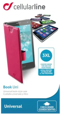 BOOKUNI3LP-UNI XXXL ETUI CELLULAR LINE