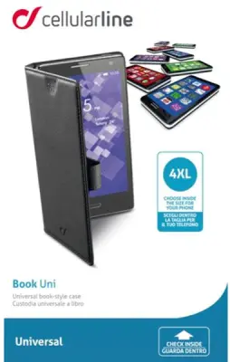BOOKUNIPHB-UNI XXXXL ETUI CELLULAR LINE