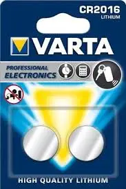 CR2016 BATERIJE 2 KOS VARTA