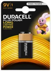 PLUSPOWER 9V BATERIJA DURACELL