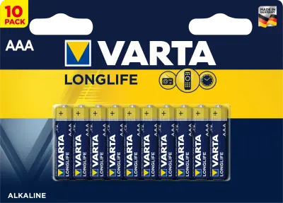 LONGLIFE AAA 10 PAK VARTA