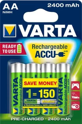 ACCU R2U AA 2400MAH 4/1 VARTA