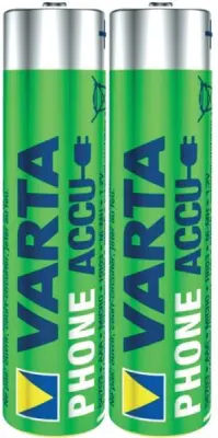T897 PHONE AAA 550MAH 2/1 VARTA