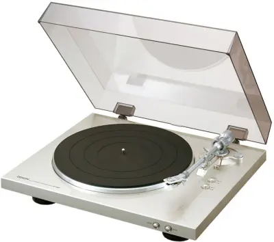 DENON DP300F Hi-Fi Silver gramofon