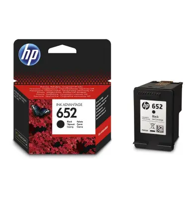 HP 652 črna kartuša