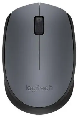 LOGITECH M171, brezžična miška, siva