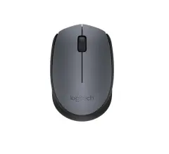 LOGITECH M171, brezžična miška, siva