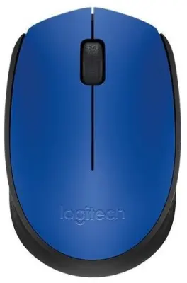 LOGITECH M171, brezžična miška, modra