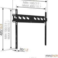 MA3000 81-140CM VOGELS tv nosilec