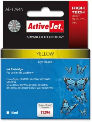 ACTIVEJET RUMENO ČRNILO EPSON T1294