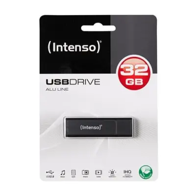 USB DISK 32GB ALU LINE ČRN / INTENSO