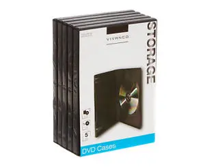 DVD CASE5B ŠKATLA 5/1 BLK VIVANCO