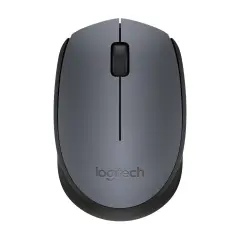 LOGITECH M170, brezžična miška, siva