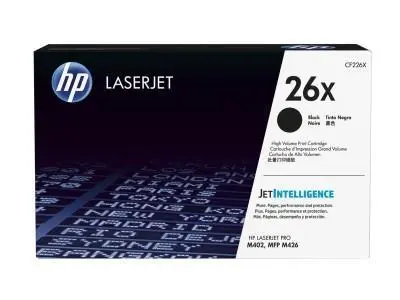 HP 26X črn toner