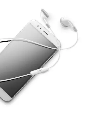 CELLULAR LINE AuClassicW bele slušalke