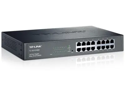 TP-LINK TL-SG1016DE 16-PO RT GIGABIT EASY SMART MRE