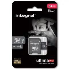 64GB MICRO SDXC CLASS10 90MB/S SPOMINSKA INTEGRAL