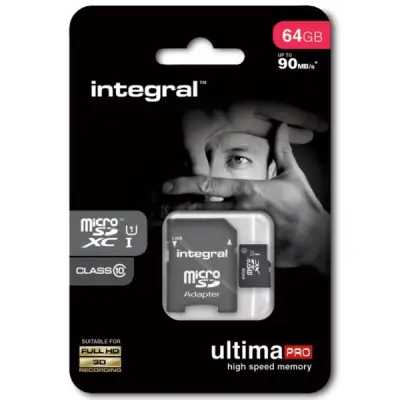 64GB MICRO SDXC CLASS10 90MB/S SPOMINSKA INTEGRAL