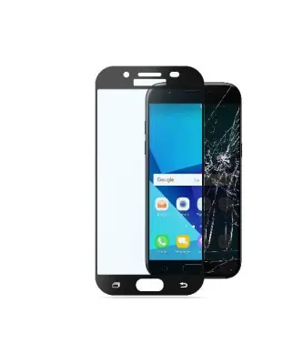 STEKLO ZA J5 2017 CELLULAR LINE ČRNO
