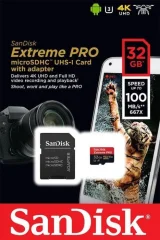 MICRO SD 32 GB EXTR PRO SANDISK 100MB/90MB