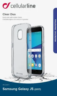 OVITEK CLEARDUO J5 2017 CELLULAR LINE