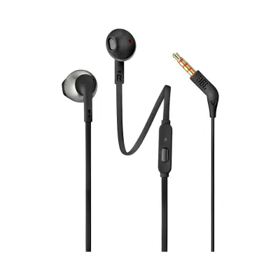 JBL TUNE 205 črne žične slušalke