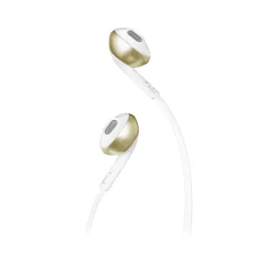 JBL TUNE 205 zlate žične slušalke