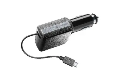 CELLULAR 10W avtopolnilec z izvlečnim Micro USB kablom