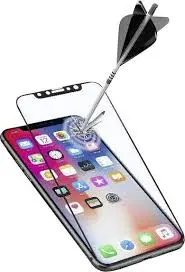 STEKLO IPHONE X ČRNO CELLULAR LINE