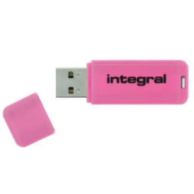 NEON 8GB USB 2.0 PINK INTEGRAL