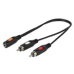 46/0501 KABEL VIVANCO 2X ČINČ M/3.5 ST Ž 0.2M