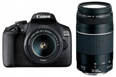 EOS2000D 18-55IS+75-300 CANON