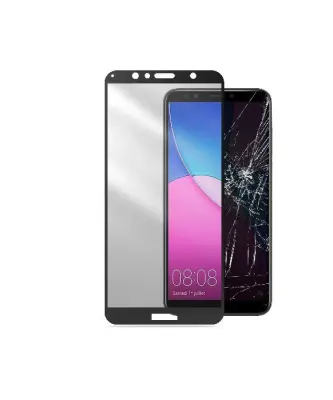 STEKLO Y6 2018 ČRNO CELLULAR LINE