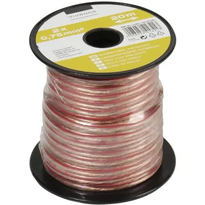 46/3020075T 2X0.75 20M VIVANCO KABEL KOLUT