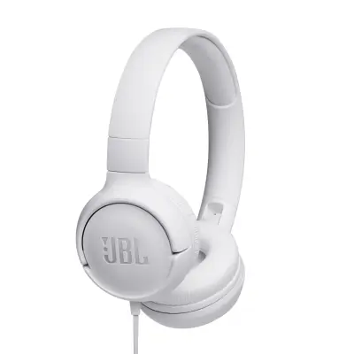 JBL Tune 500 bele žične slušalke