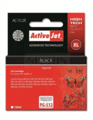 ACTIVEJET CANON PG-512 ČRNA KARTUŠA