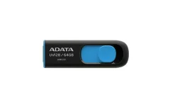 UV128 USB KLJUČ 64GB ČRNO-MODER ADATA
