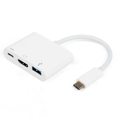 VIVANCO USB-C HUB 3v1 USB 3.0/HDMI/USB-C USB razdelilec