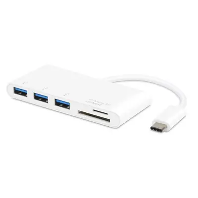 VIVANCO USB-C HUB 3x USB 3.1/SD/microSD USB razdelilec