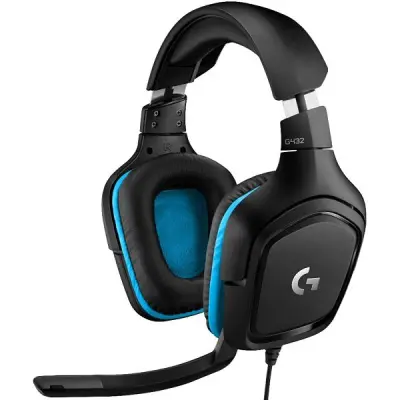 LOGITECH G432 Leatheratte, 7.1 gaming slušalke