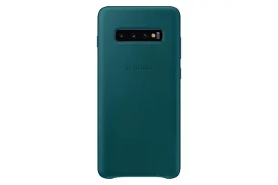 SAMSUNG GALAXY S10+ LEATHER COVER GREEN