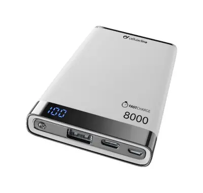 CELLULAR MANTA Powerbank 8.000 mAh prenosna baterija