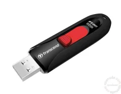 USB 590K 16GB TRANSCEND ČRNO RDEČ