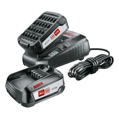 BOSCH 18 V začetni komplet: 2x PBA 2,5 Ah + AL 1830 CV