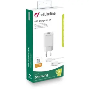 CELLULAR 5W polnilec + Micro USB kabel