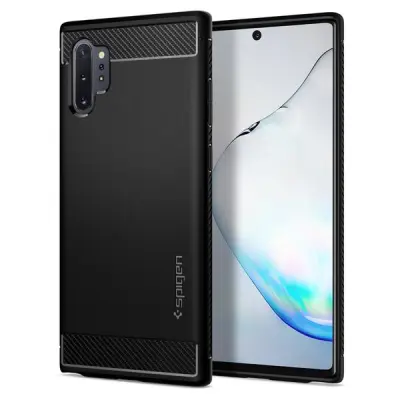 SPIGEN GALAXY NOTE10+ RUGGED ARMOR ČRN
