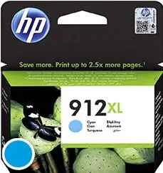 HP 912XL cyan inastant inkkartuša