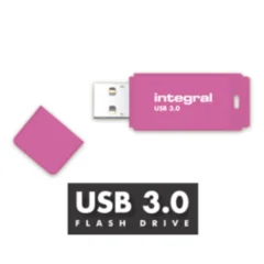 INTEGRAL NEON 16GB USB3.0 PINK SPOMINSKI KLJUČEK