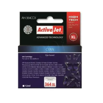 ACTIVEJET HP 364XL CYAN KOMPATIBILNA KARTUŠA
