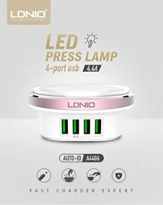 LDNIO 4 PORT USB S 5V/4.4A/22W A4406 polnilec